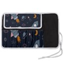 Space Background Illustration With Stars And Rocket Seamless Vector Pattern Pen Storage Case (M) View2