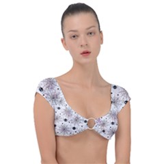 Creepy Spider Cap Sleeve Ring Bikini Top by Salman4z