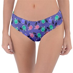 Nail Polish Reversible Classic Bikini Bottoms by SychEva