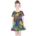 Waves Particles Vibration Atom Physics Technology Kids  Simple Cotton Dress View1