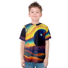 Surrealist Fantasy Dream Nature Kids  Cotton Tee