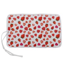 Watercolor Strawberry Pen Storage Case (m) by SychEva