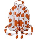 Orange Cow Dots Mini Full Print Backpack View2