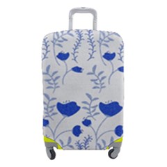 Blue Classy Tulips Luggage Cover (small) by ConteMonfrey