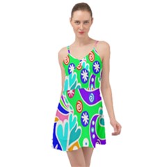 Crazy Pop Art - Doodle Lover   Summer Time Chiffon Dress