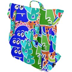 Crazy Pop Art - Doodle Buddies  Buckle Up Backpack by ConteMonfrey