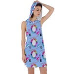 Manicure Racer Back Hoodie Dress