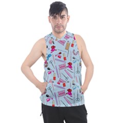 Manicure Nail Men s Sleeveless Hoodie by SychEva