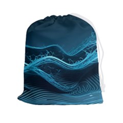 Technology Computer Background (1) Drawstring Pouch (2xl)