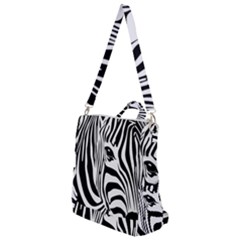 Animal Cute Pattern Art Zebra Crossbody Backpack