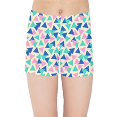 Pop Triangles Kids  Sports Shorts by ConteMonfrey