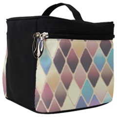 Abstract Colorful Diamond Background Tile Make Up Travel Bag (big)