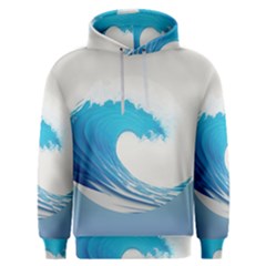 Wave Tsunami Tidal Wave Ocean Sea Water Men s Overhead Hoodie by Wegoenart