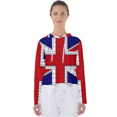 Union Jack Flag Uk Patriotic Women s Slouchy Sweat by Celenk