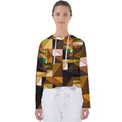 Abstract Experimental Geometric Shape Pattern Women s Slouchy Sweat by Uceng