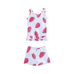 Strawberry Kids  Boyleg Swimsuit by SychEva