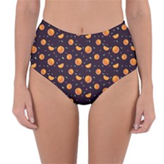 Oranges Reversible High-waist Bikini Bottoms