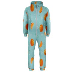 Oranges Pattern Hooded Jumpsuit (men) by SychEva