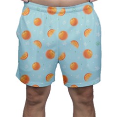 Oranges Pattern Men s Shorts by SychEva