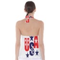 Usa Stars Fourth Of July Symbol America Usa Stars Babydoll Tankini Top View2