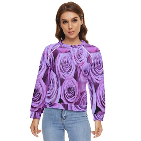 Roses-52 Women s Long Sleeve Raglan Tee by nateshop