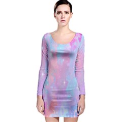 Space-25 Long Sleeve Bodycon Dress