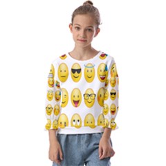 Smilie 123 Kids  Cuff Sleeve Top