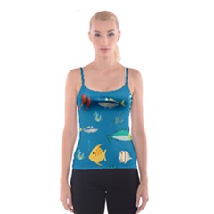 Fish-73 Spaghetti Strap Top by nateshop