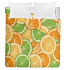 Fruits-orange Duvet Cover Double Side (queen Size)