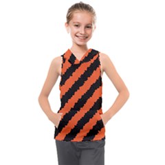 Halloween-background Kids  Sleeveless Hoodie by nateshop