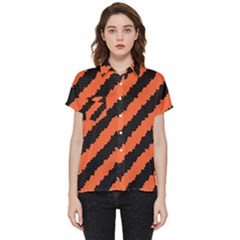 Halloween-background Short Sleeve Pocket Shirt by nateshop