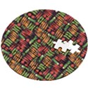 Vegetable Wooden Puzzle Round View2