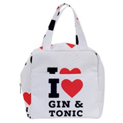 I Love Gin And Tonic Boxy Hand Bag by ilovewhateva