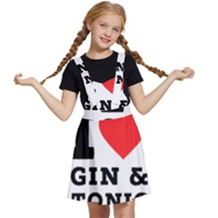 I Love Gin And Tonic Kids  Apron Dress