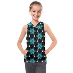 Pattern Design Scrapbooking Colorful Stars Kids  Sleeveless Hoodie by Ravend