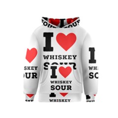 I Love Whiskey Sour Kids  Pullover Hoodie by ilovewhateva