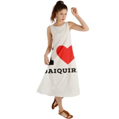 I Love Daiquiri Summer Maxi Dress