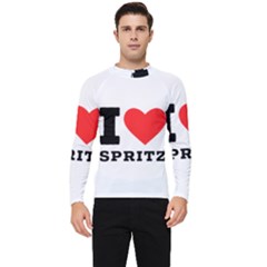 I Love Spritz Men s Long Sleeve Rash Guard by ilovewhateva