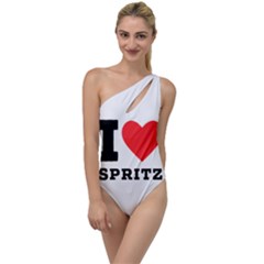 I Love Spritz To One Side Swimsuit by ilovewhateva