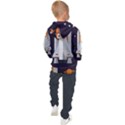 Rocket Space Universe Spaceship Kids  Hooded Pullover View2