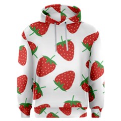 Seamless Pattern Fresh Strawberry Men s Overhead Hoodie by Salman4z