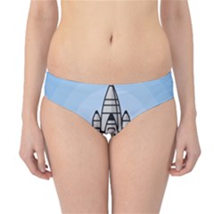 Rocket Shuttle Spaceship Science Hipster Bikini Bottoms by Salman4z