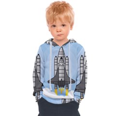 Rocket Shuttle Spaceship Science Kids  Overhead Hoodie by Salman4z