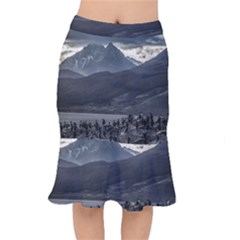 Nature s Symphony: A Portrait Of Ushuaia s Wild Beauty  Short Mermaid Skirt by dflcprintsclothing