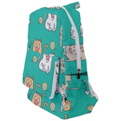 Seamless-pattern-cute-cat-cartoon-with-hand-drawn-style Travelers  Backpack by Salman4z