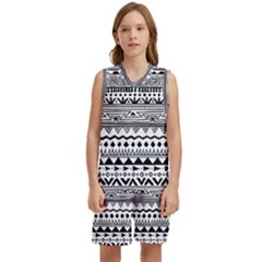 Boho-style-pattern Kids  Basketball Mesh Set by Salman4z