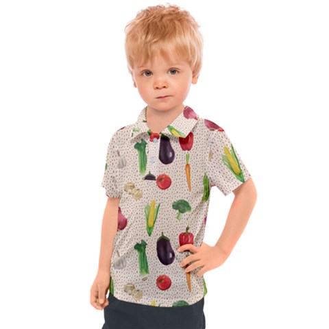 Vegetables Kids  Polo Tee by SychEva