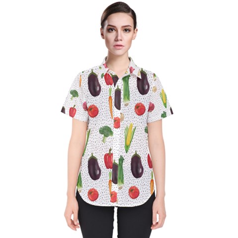 Vegetable Women s Short Sleeve Shirt by SychEva