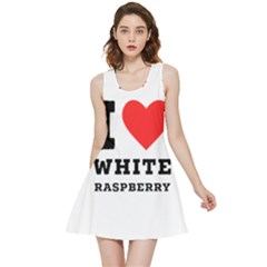 I Love White Raspberry Inside Out Reversible Sleeveless Dress by ilovewhateva