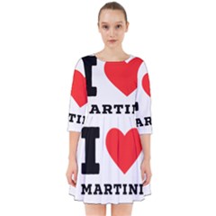 I Love Martini Smock Dress by ilovewhateva